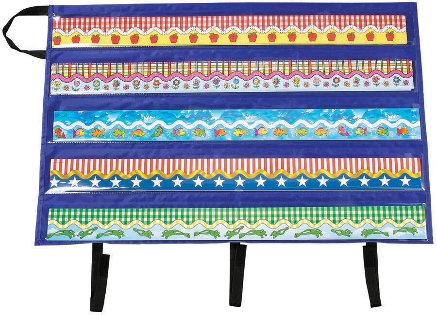 Carson Dellosa Trimmer Storage Bag, 41 x 24-1/2 Inches, Clear 336100